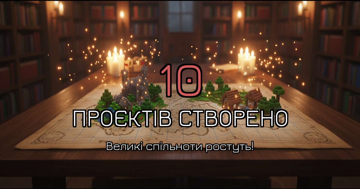 10 проєктів - Перші ігрові мережі!