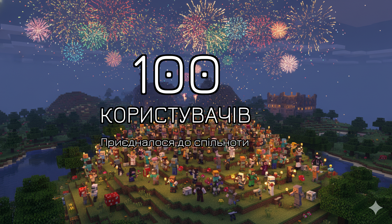 Перша сотня! Закладено фундамент великої спільноти!