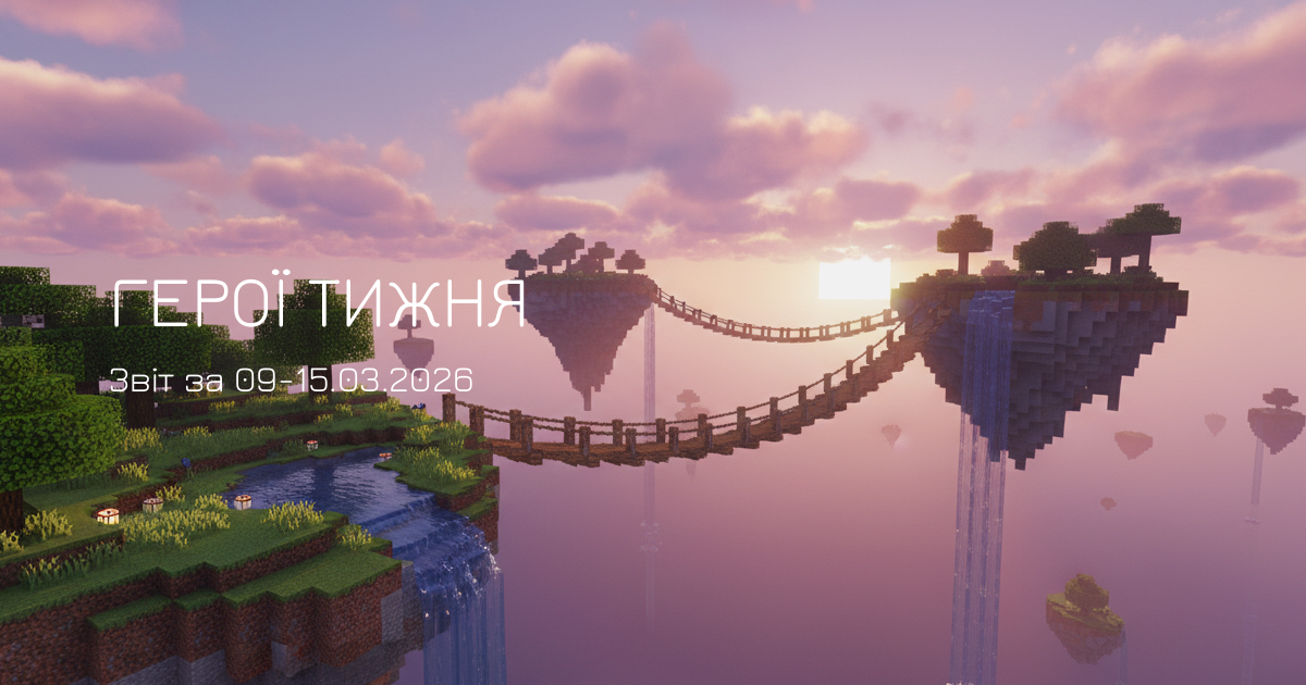 Герої тижня: хто отримав нові досягнення? (09-15.03.2026)