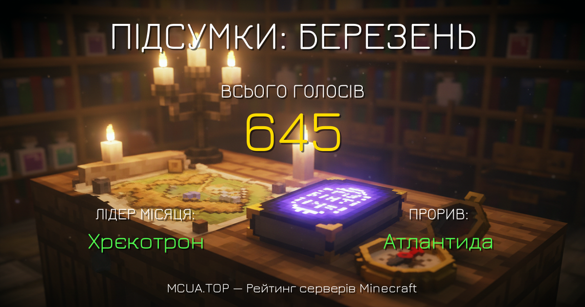 🔥 Березень: Нові лідери та підсумки місяця