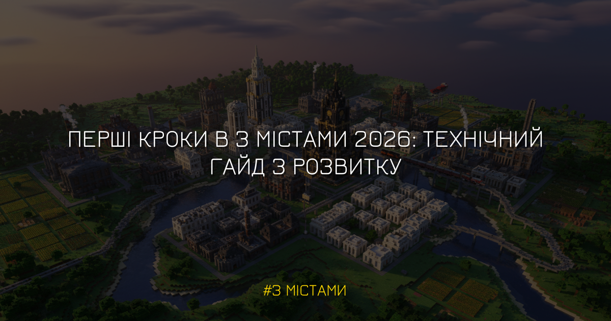 Як грати на серверах З містами у 2026 році - гайд