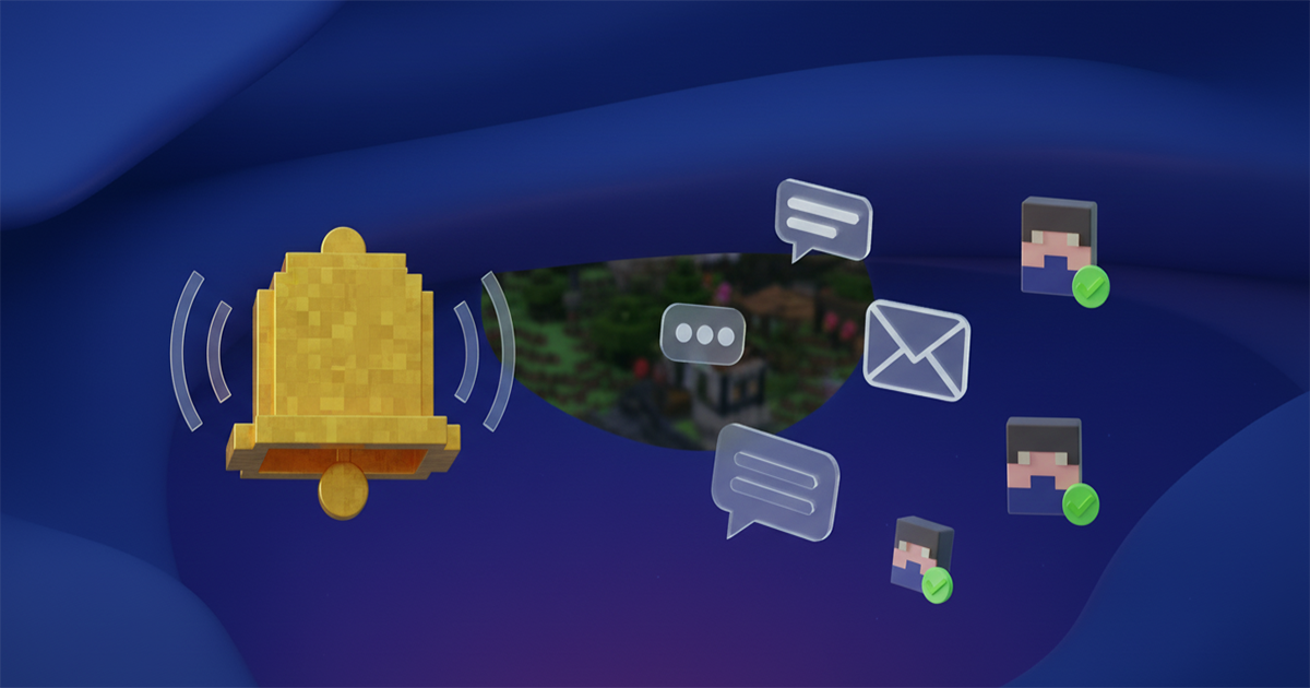 Сповіщення minecraft сиетема на сайті ретйингу